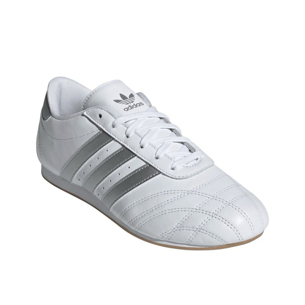 adidas Taekwondo Lace  Womens Silver, White Sneakers Casual Shoes JS1192